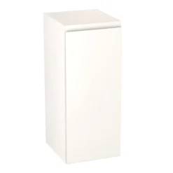 GoodHome Garcinia Gloss White Integrated Handle Wall Kitchen Cabinet (W)300mm (H)720mm