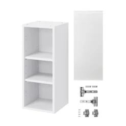 GoodHome Garcinia Gloss White Integrated Handle Wall Kitchen Cabinet (W)300mm (H)720mm -Goodhome goodhome garcinia gloss white integrated handle wall kitchen cabinet w 300mm h 720mm5059340702476 07c bq