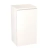 GoodHome Garcinia Gloss White Integrated Handle Wall Kitchen Cabinet (W)400mm (H)720mm