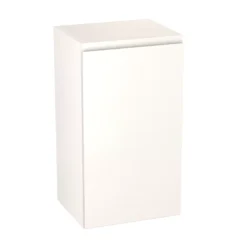 GoodHome Garcinia Gloss White Integrated Handle Wall Kitchen Cabinet (W)400mm (H)720mm
