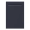 GoodHome Garcinia Matt Navy Blue Integrated Handle Shaker Highline Cabinet Door (W)500mm (H)715mm (T)20mm