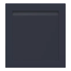 GoodHome Garcinia Matt Navy Blue Integrated Handle Shaker Tall Appliance Cabinet Door (W)600mm (H)633mm (T)20mm