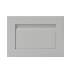 GoodHome Garcinia Matt Stone Integrated Handle Shaker Drawer Front, Bridging Door & Bi Fold Door, (W)500mm (H)356mm (T)20mm