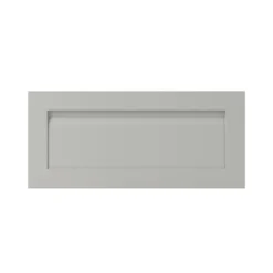 GoodHome Garcinia Matt Stone Integrated Handle Shaker Drawer Front, Bridging Door & Bi Fold Door, (W)800mm (H)356mm (T)20mm