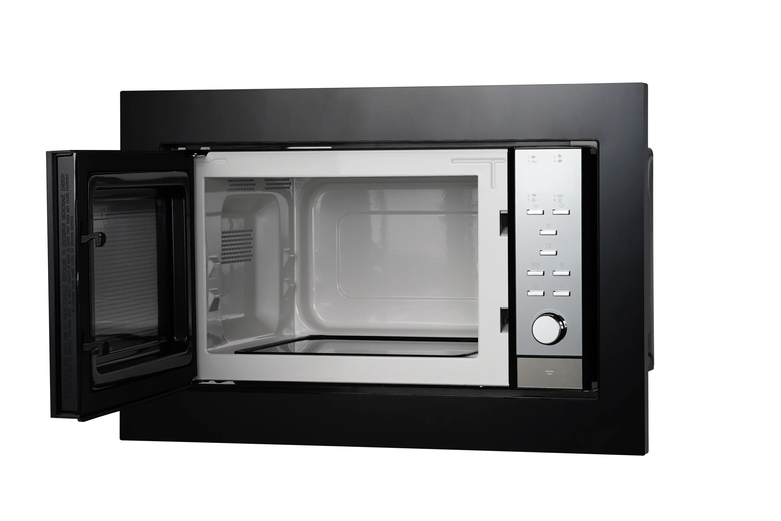 GoodHome GHBIMW25UK 25L Built-in Microwave - Mirrored Black 2 GoodHome GHBIMW25UK 25L Built-in Microwave - Mirrored Black - Image 2