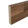 GoodHome KABSA Walnut Effect Timber Particle Board Upstand (L)3000mm