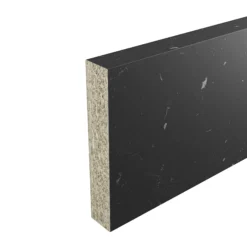 GoodHome Kala Black Stone Effect Upstand (L)3000mm -Goodhome goodhome kala black stone effect upstand l 3000mm5059340145204 01c