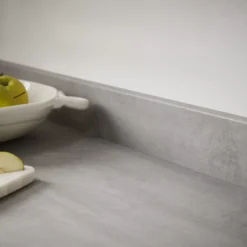 GoodHome Kala Concrete Effect Grey Worktop Edging Tape, (L)3m -Goodhome goodhome kala concrete effect grey worktop edging tape l 3m3663602635666 32i
