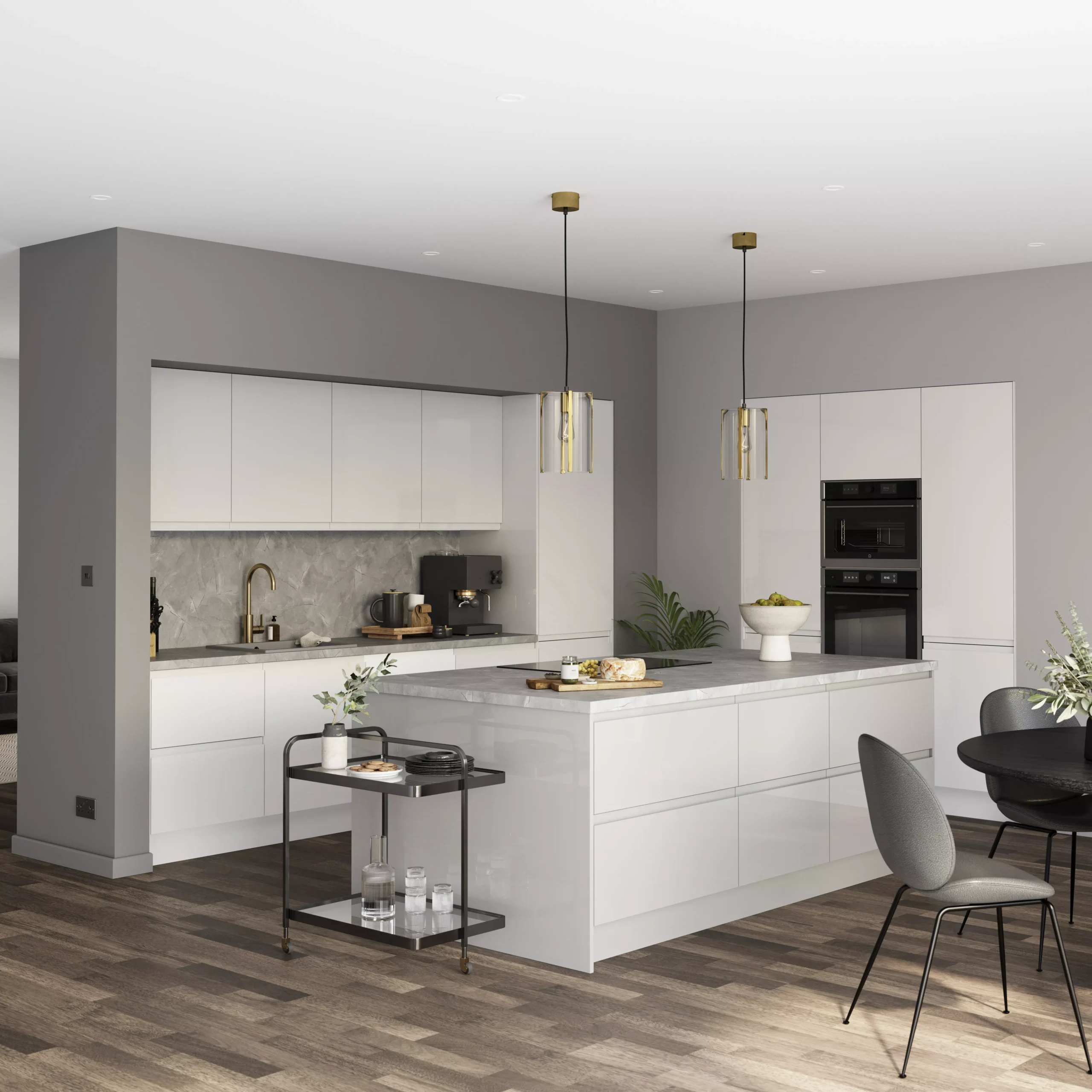 GoodHome Kala Pietra Grey Worktop Edging Tape, (L)3m 6 GoodHome Kala Pietra Grey Worktop Edging Tape, (L)3m - Image 6