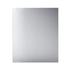 GoodHome Kasei Polished Brushed Effect Stainless Steel Splashback, (H)800mm (W)900mm (T)10mm