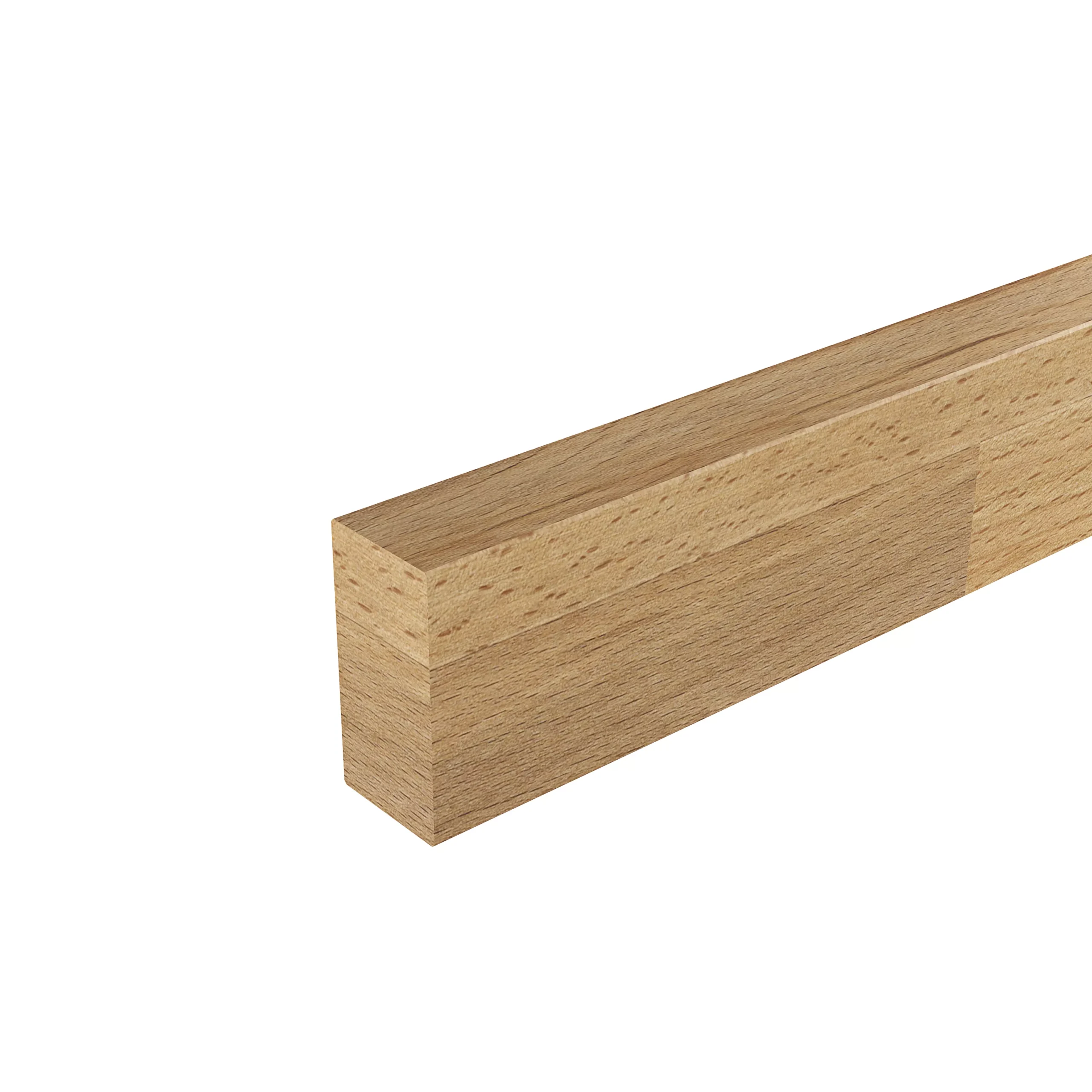 GoodHome Kava Natural Beech Effect Solid Beech Upstand (L)3000mm 2 GoodHome Kava Natural Beech Effect Solid Beech Upstand (L)3000mm - Image 2
