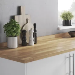 GoodHome Kava Natural Beech Effect Solid Beech Upstand (L)3000mm 5 GoodHome Kava Natural Beech Effect Solid Beech Upstand (L)3000mm -Goodhome goodhome kava natural beech effect solid beech upstand l 3000mm3663602636625 21i