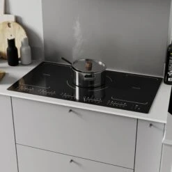 GoodHome Linksense GH5ZFXLK90 90cm Induction Hob - Black -Goodhome goodhome linksense gh5zfxlk90 90cm induction hob black5059340445809 01i