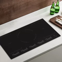 GoodHome Linksense GH5ZFXLK90 90cm Induction Hob - Black -Goodhome goodhome linksense gh5zfxlk90 90cm induction hob black5059340445809 02i