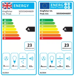 GoodHome LinkSense GHCG60LKSS Glass Curved Cooker Hood (W)59.8cm -Goodhome goodhome linksense ghcg60lkss glass curved cooker hood w 59 8cm5059340446097 EUP EN