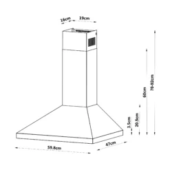 GoodHome LinkSense GHCH60LKSS Glass Chimney Cooker Hood (W)59.8cm 19 GoodHome LinkSense GHCH60LKSS Glass Chimney Cooker Hood (W)59.8cm -Goodhome goodhome linksense ghch60lkss glass chimney cooker hood w 59 8cm5059340446172 01t