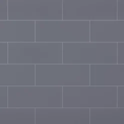 GoodHome Nepeta Anthracite Smooth / Shallow Paper & Resin Back Panel, (H)6000mm (W)20000mm (T)3mm