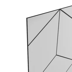 GoodHome Nepeta White Geometric / Smooth Paper & Resin Back Panel, (H)6000mm (W)18000mm (T)3mm -Goodhome goodhome nepeta white geometric smooth paper resin back panel h 6000mm w 18000mm t 3mm3663602636311 01c