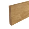 GoodHome Orin Chevron Solid Oak Upstand (L)3000mm