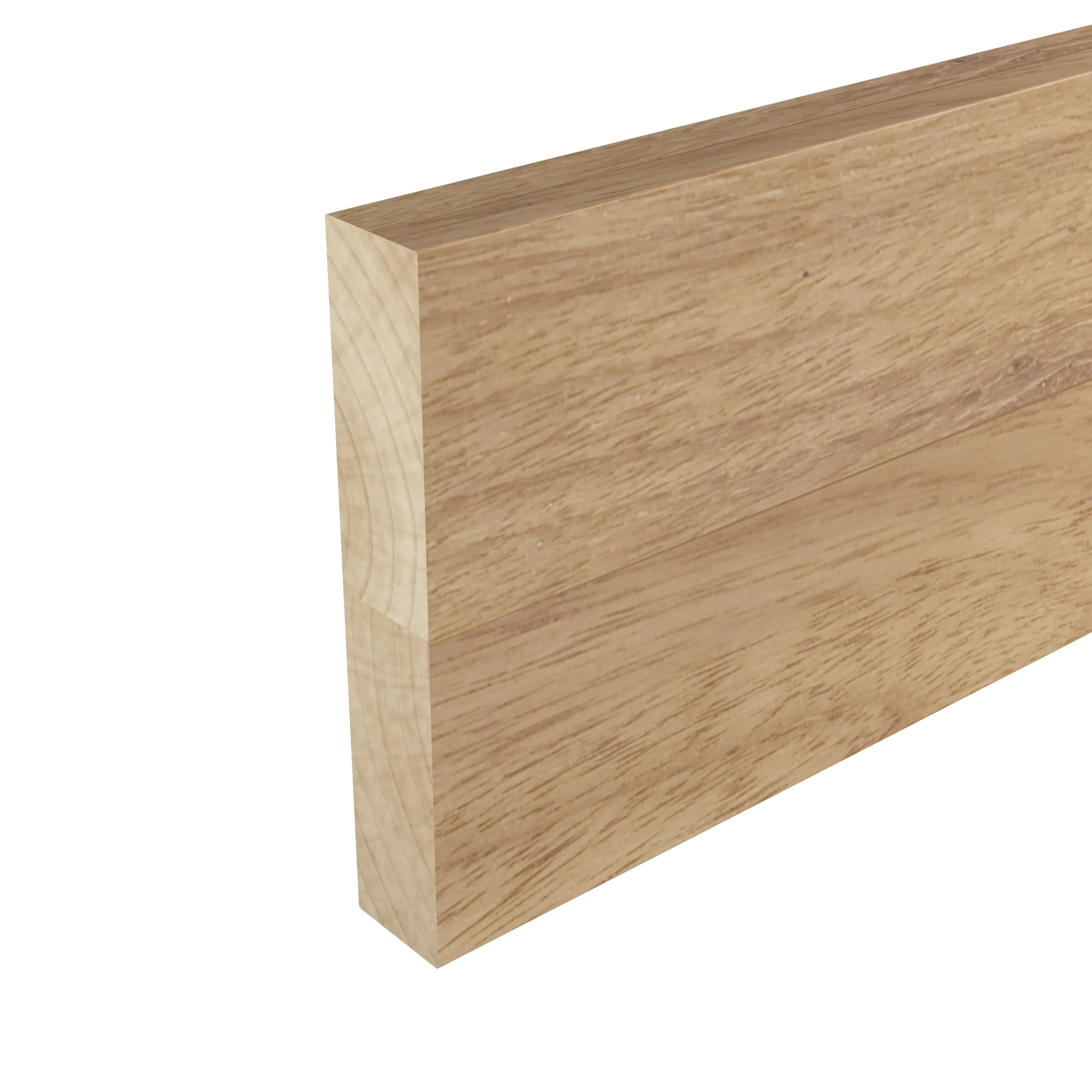 GoodHome Orin Light Solid Oak Upstand (L)3000mm 1 GoodHome Orin Light Solid Oak Upstand (L)3000mm
