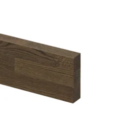 GoodHome Orin Onyx Solid Oak Upstand (L)3000mm -Goodhome goodhome orin onyx solid oak upstand l 3000mm5059340794914 03c