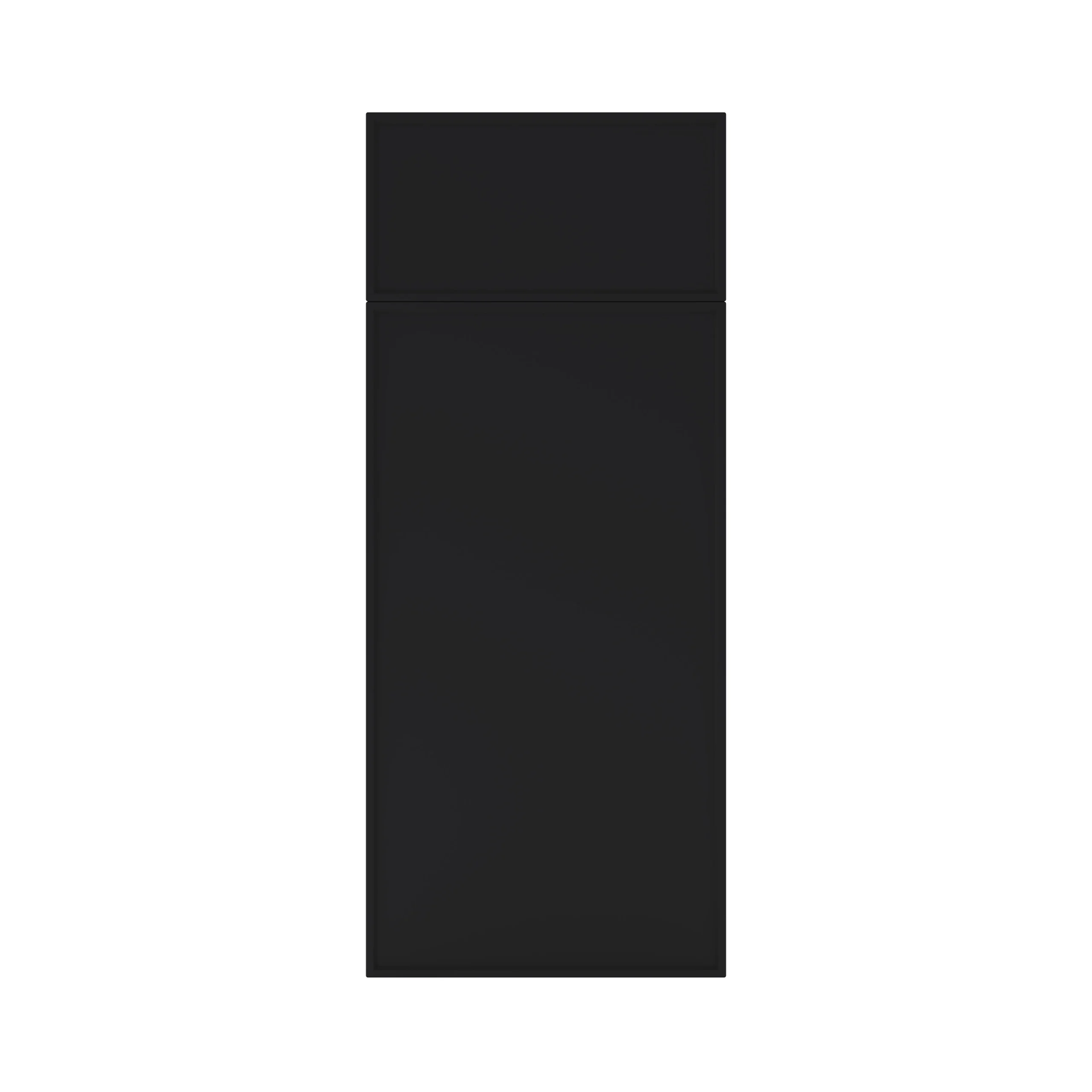 GoodHome Pasilla Matt Carbon Thin Frame Slab Drawerline Cabinet Door, (W)300mm (H)715mm (T)20mm 1 GoodHome Pasilla Matt Carbon Thin Frame Slab Drawerline Cabinet Door, (W)300mm (H)715mm (T)20mm