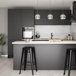 GoodHome Pasilla Matt Carbon Thin Frame Slab Tall Wall Corner Post, (W)59mm (H)895mm 11 GoodHome Pasilla Matt Carbon Thin Frame Slab Tall Wall Corner Post, (W)59mm (H)895mm -Goodhome goodhome pasilla matt carbon thin frame slab tall wall corner post w 59mm h 895mm3663602474029 12i