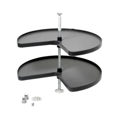 GoodHome Pebre Anthracite Not Soft Close Pull Out Storage, (H)639mm (W)830mm -Goodhome goodhome pebre anthracite not soft close pull out storage h 639mm w 830mm3663602480259 01c bq