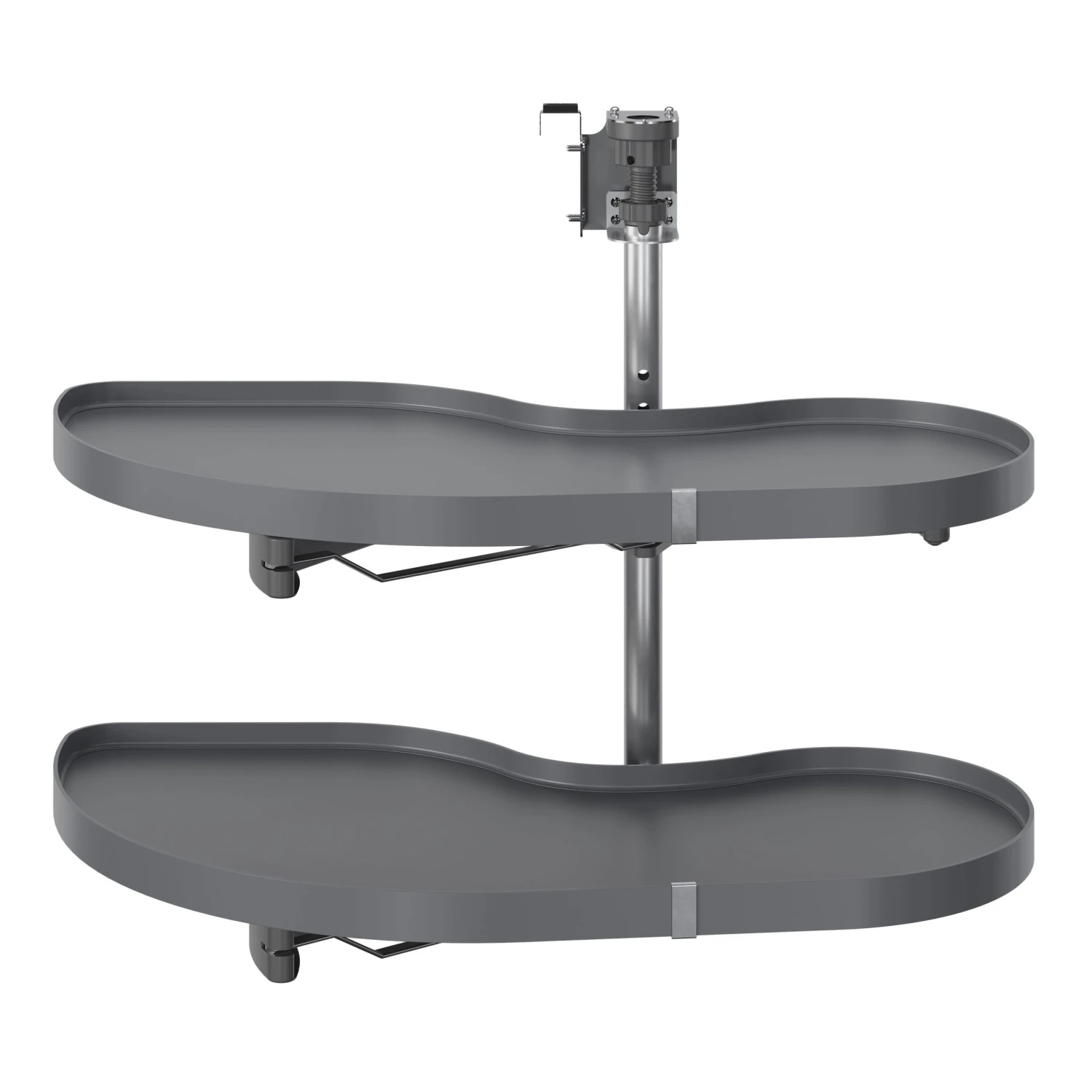 GoodHome Pebre Anthracite Soft-close Pull Out Storage, (H)698mm (W)865mm 4 GoodHome Pebre Anthracite Soft-close Pull Out Storage, (H)698mm (W)865mm - Image 4