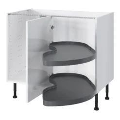 GoodHome Pebre Anthracite Soft-close Pull Out Storage, (H)698mm (W)865mm 12 GoodHome Pebre Anthracite Soft-close Pull Out Storage, (H)698mm (W)865mm -Goodhome goodhome pebre anthracite soft close pull out storage h 698mm w 865mm3663602480228 21c