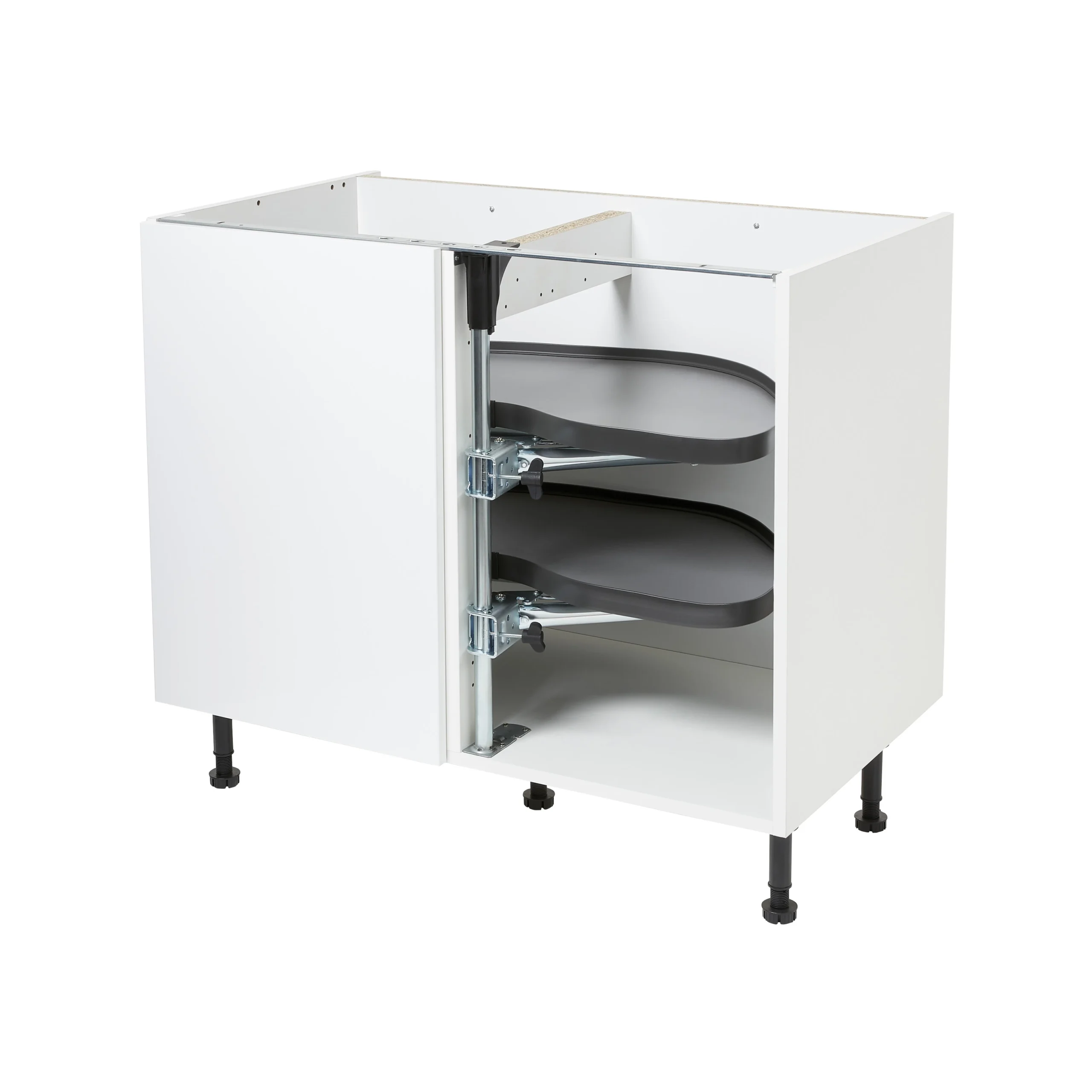 GoodHome Pebre Anthracite Soft-close Pull Out Storage, (H)698mm (W)865mm 3 GoodHome Pebre Anthracite Soft-close Pull Out Storage, (H)698mm (W)865mm - Image 3