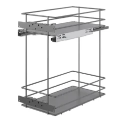 GoodHome Pebre Anthracite Soft Close Runners Pull Out Storage, (H)484mm (W)264mm 9 GoodHome Pebre Anthracite Soft Close Runners Pull Out Storage, (H)484mm (W)264mm -Goodhome goodhome pebre anthracite soft close runners pull out storage h 484mm w 264mm3663602480150 01c