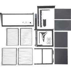 GoodHome Pebre Anthracite Soft-open Left Outward Pull Out Storage, (H)639mm (W)855mm -Goodhome goodhome pebre anthracite soft open left outward pull out storage h 639mm w 855mm3663602480235 07c bq