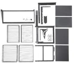 GoodHome Pebre Anthracite Soft-open Right Outward Pull Out Storage, (H)639mm (W)855mm 20 GoodHome Pebre Anthracite Soft-open Right Outward Pull Out Storage, (H)639mm (W)855mm -Goodhome goodhome pebre anthracite soft open right outward pull out storage h 639mm w 855mm3663602480242 07c