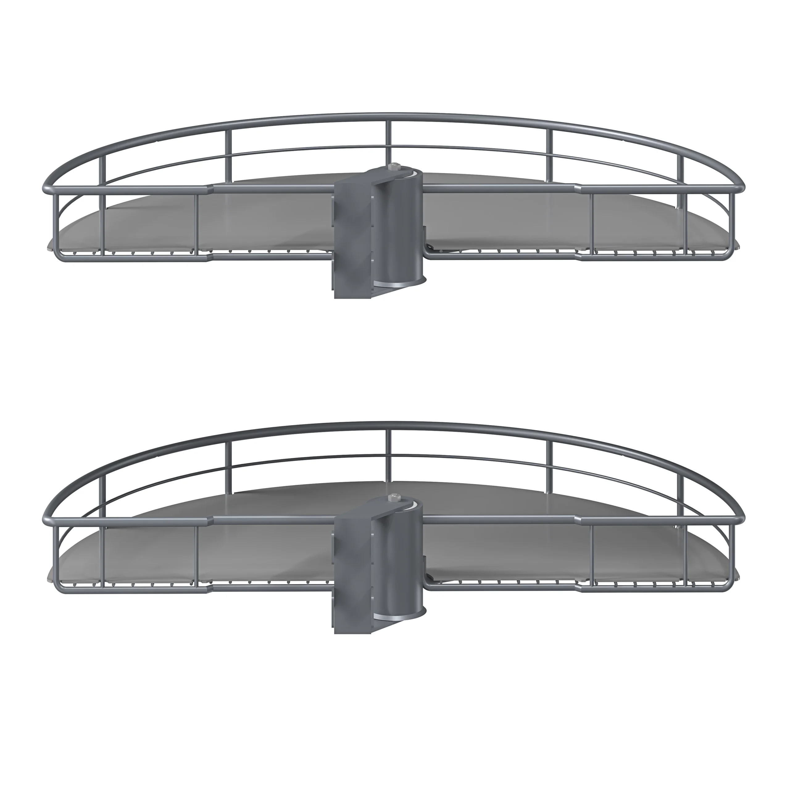 GoodHome Pebre Half Moon Carousel Storage System 1 GoodHome Pebre Half Moon Carousel Storage System