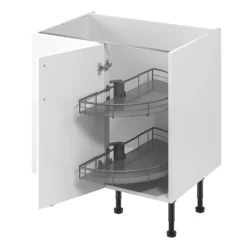 GoodHome Pebre Half Moon Carousel Storage System 8 GoodHome Pebre Half Moon Carousel Storage System -Goodhome goodhome pebre half moon carousel storage system5059340140803 23c