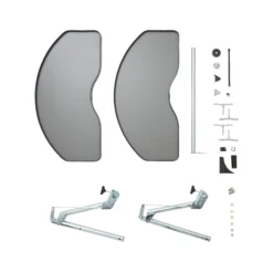 GoodHome Pebre Soft-close LH Corner Cabinet Pull-out Storage -Goodhome goodhome pebre soft close lh corner cabinet pull out storage3663602480211 07c bq