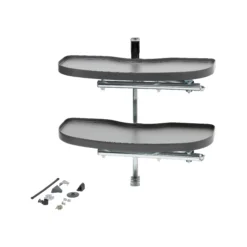 GoodHome Pebre Soft-close RH Corner Cabinet Pull-out Storage -Goodhome goodhome pebre soft close rh corner cabinet pull out storage3663602480204 01c bq