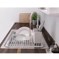 GoodHome Romesco Inox Stainless Steel 1 Bowl Sink & Drainer 511mm X 770mm -Goodhome goodhome romesco inox stainless steel 1 bowl sink drainer 511mm x 770mm3663602791942 06bq