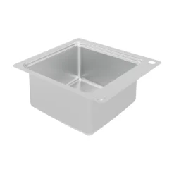 GoodHome Romesco Metallic Effect Stainless Steel Rectangular 1 Bowl Kitchen Sink (W)510mm 16 GoodHome Romesco Metallic Effect Stainless Steel Rectangular 1 Bowl Kitchen Sink (W)510mm -Goodhome goodhome romesco metallic effect stainless steel rectangular 1 bowl kitchen sink w 510mm5059340458755 01c