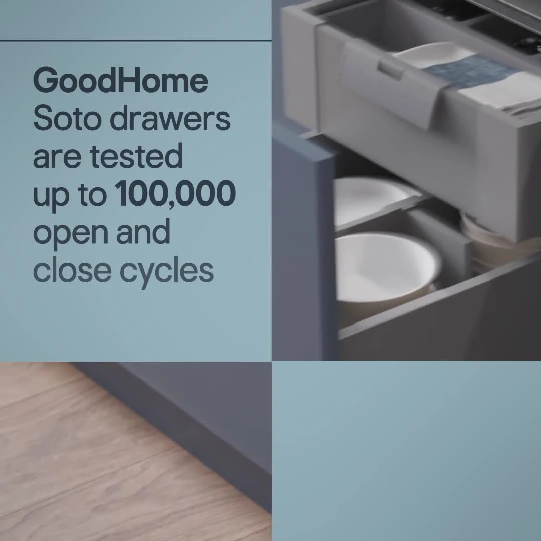 GoodHome Soto Soft-close Deep Drawer Box (W)800mm 2 GoodHome Soto Soft-close Deep Drawer Box (W)800mm - Image 2
