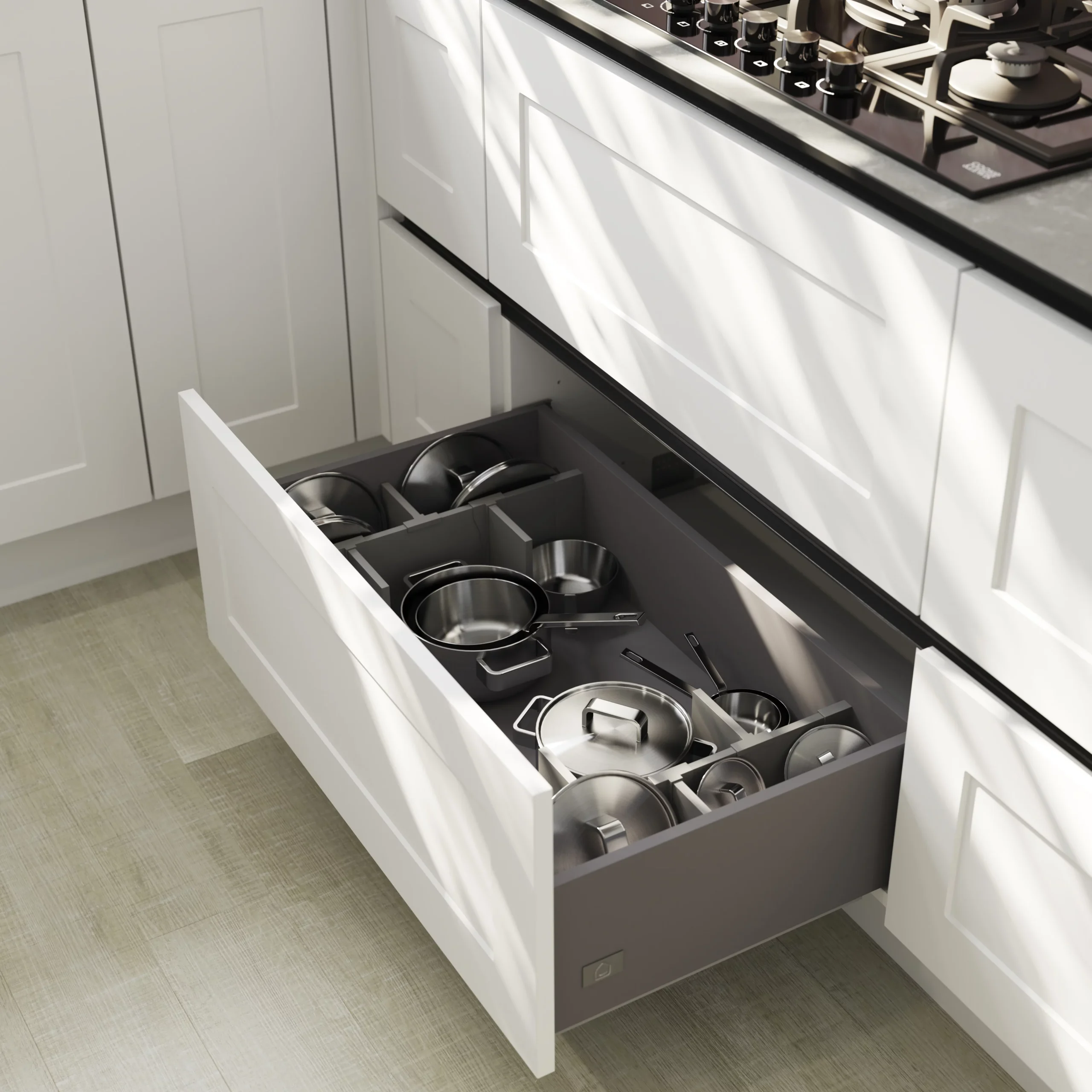 GoodHome Soto Soft-close Deep Drawer Box (W)800mm 5 GoodHome Soto Soft-close Deep Drawer Box (W)800mm - Image 5