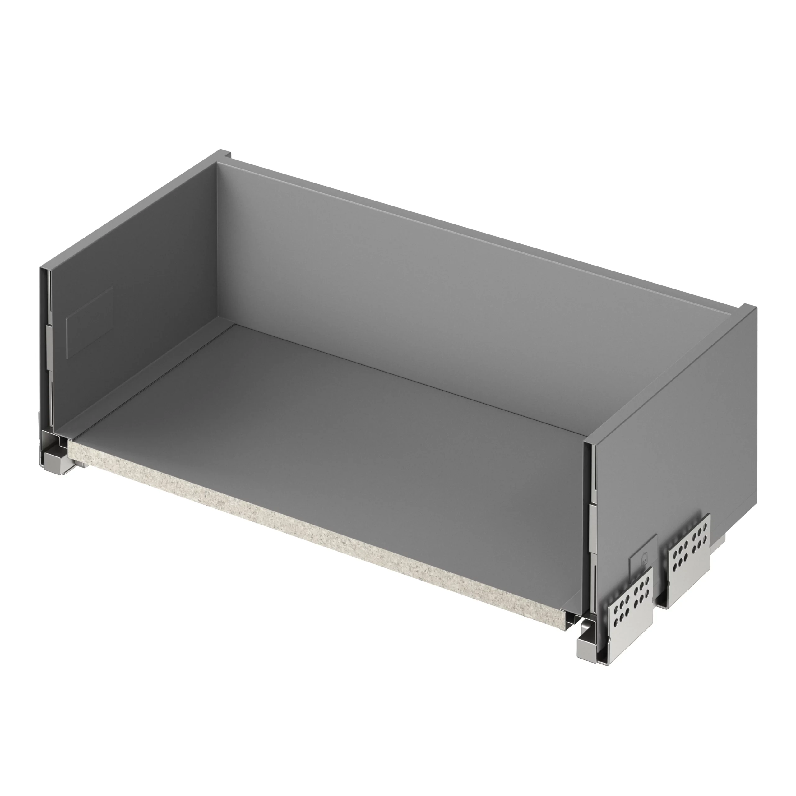 GoodHome Soto Soft-close Slimline Deep Drawer Box (W)600mm 1 GoodHome Soto Soft-close Slimline Deep Drawer Box (W)600mm
