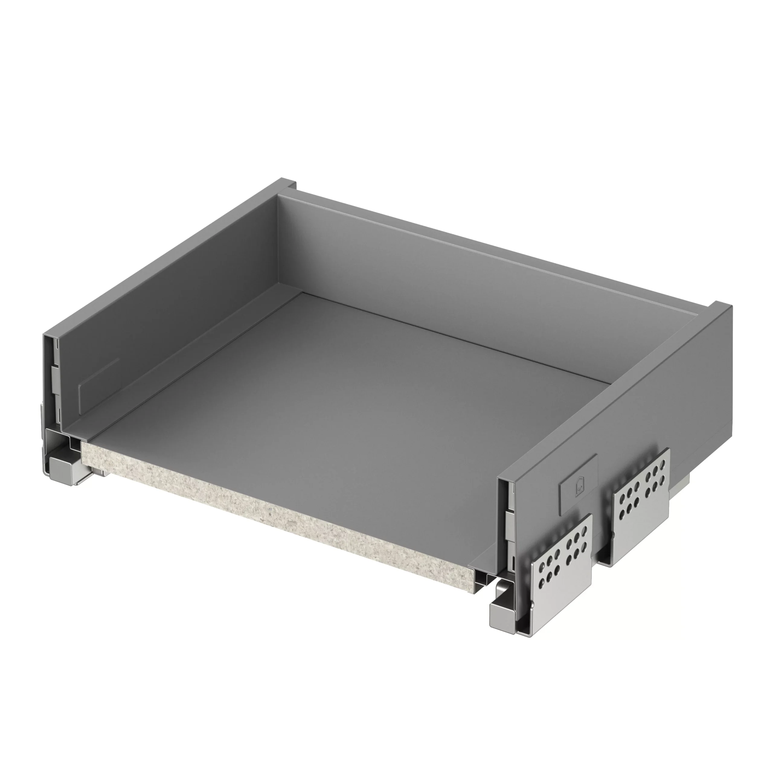 GoodHome Soto Soft-close Slimline Drawer Box (W)400mm 1 GoodHome Soto Soft-close Slimline Drawer Box (W)400mm