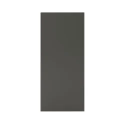 GoodHome Stevia & Garcinia Gloss Anthracite Slab Standard End Panel (H)720mm (W)320mm