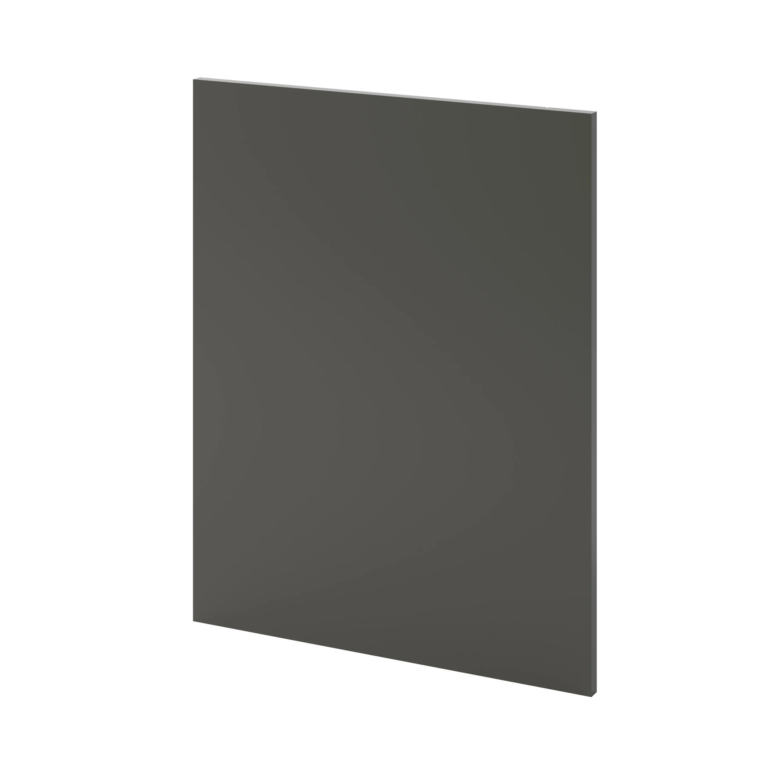 GoodHome Stevia & Garcinia Gloss Anthracite Slab Standard End Panel (H)720mm (W)570mm 2 GoodHome Stevia & Garcinia Gloss Anthracite Slab Standard End Panel (H)720mm (W)570mm - Image 2