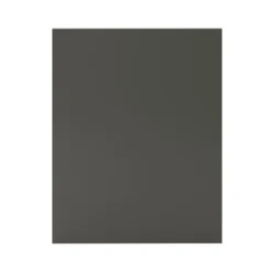 GoodHome Stevia & Garcinia Gloss Anthracite Slab Standard End Panel (H)720mm (W)570mm