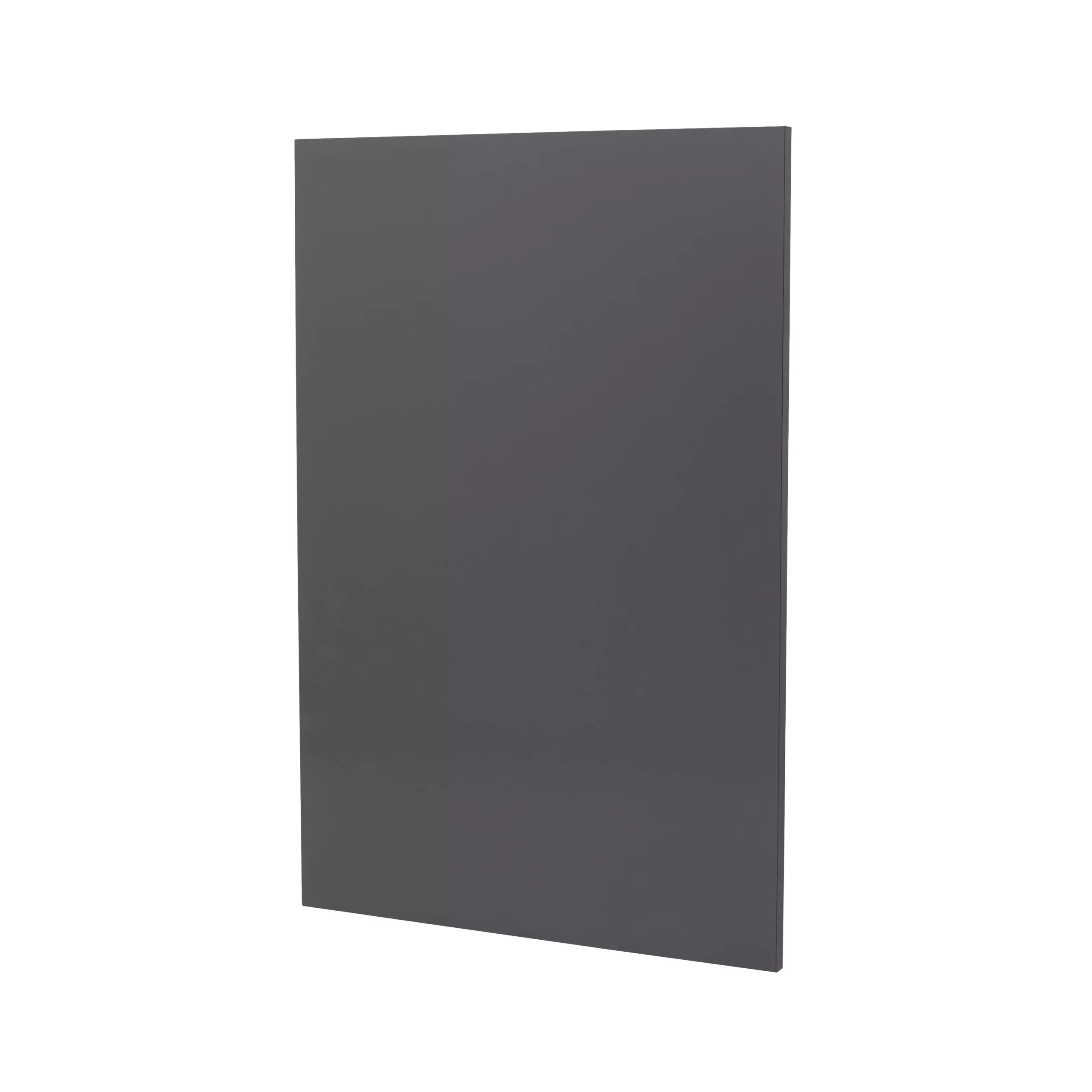 GoodHome Stevia & Garcinia Gloss Anthracite Slab Standard End Support Panel (H)870mm (W)590mm 2 GoodHome Stevia & Garcinia Gloss Anthracite Slab Standard End Support Panel (H)870mm (W)590mm - Image 2