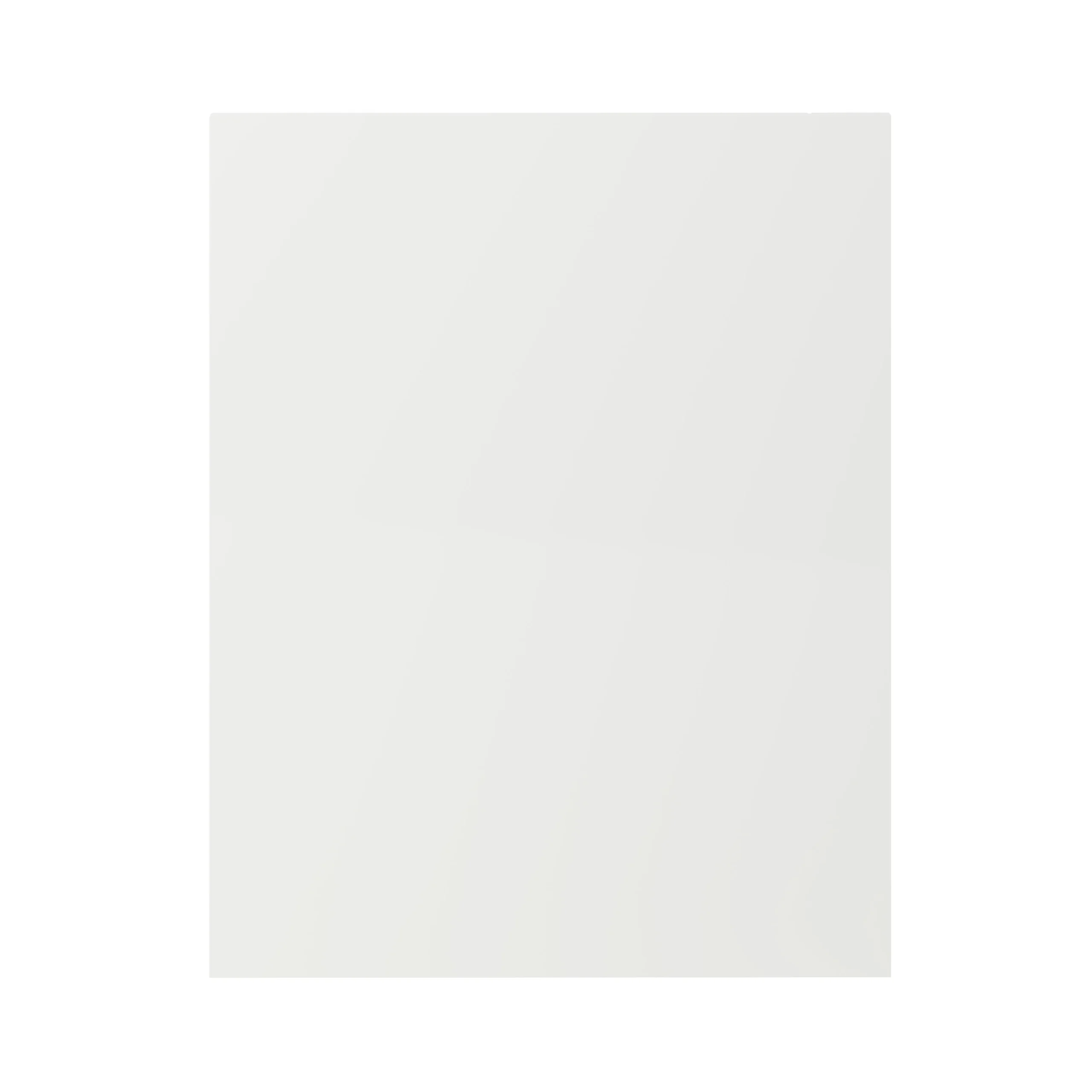 GoodHome Stevia & Garcinia Gloss White Slab Standard End Panel (H)720mm (W)570mm 1 GoodHome Stevia & Garcinia Gloss White Slab Standard End Panel (H)720mm (W)570mm