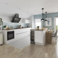 GoodHome Stevia & Garcinia Gloss White Slab Standard End Panel (H)720mm (W)570mm 9 GoodHome Stevia & Garcinia Gloss White Slab Standard End Panel (H)720mm (W)570mm -Goodhome goodhome stevia garcinia gloss white slab standard end panel h 720mm w 570mm3663602647225 21i